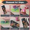 3Pcs Mushroom Diamond Art Bookmarks – DIY Leather Tassel Bookmarks for Adults, Perfect for Christmas, New Year, Graduation, and Birthday Gifts